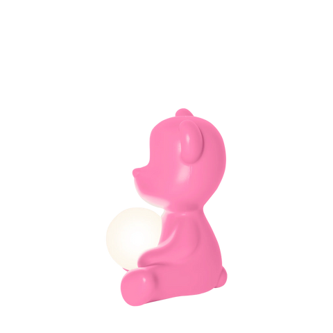 Qeeboo Teddy Girl Pink Lamp with Rechargeable Led