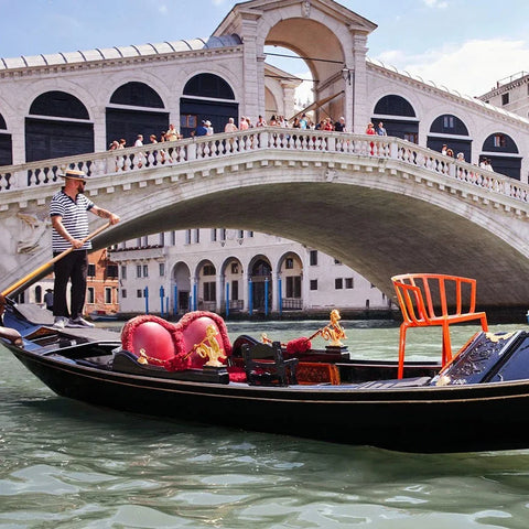 Kartell VENICE Chair 2pcs Black Glossy Finish