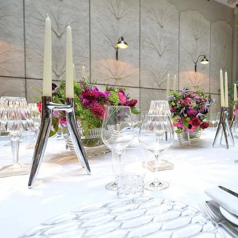 Kartell Abbracciaio Gold Candle Holder by Philippe Starck