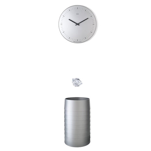 Rexite Status Office Tall Waste Basket Aluminium