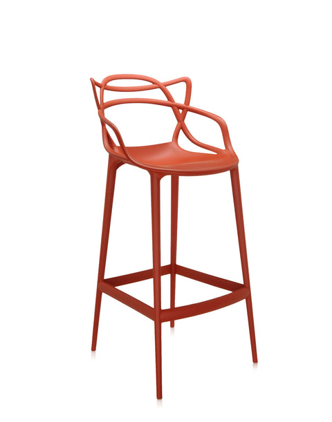 Kartell MASTERS Bar Stool 75cm Rust Orange