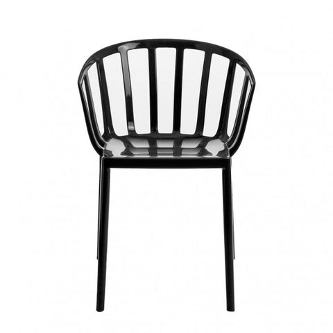 Kartell VENICE Chair 2pcs Black Glossy Finish