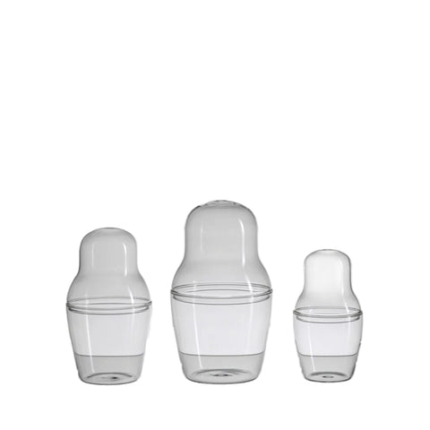 Qubus Glass Jars 3pcs MATROSKA