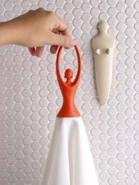 Propaganda Swan Act II Teatowel & Wall Holder