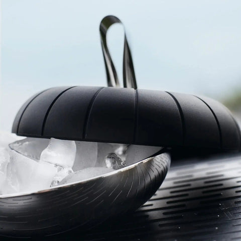 Eva Solo Ice Cooler & Tongs w 2 Glasses