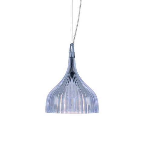 Kartell E Hanging Suspension Light blue
