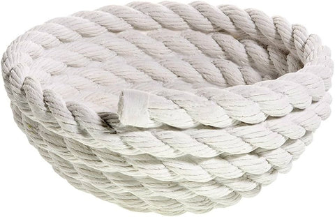 Areaware Bowl Coil Rope White by Harry Allen
