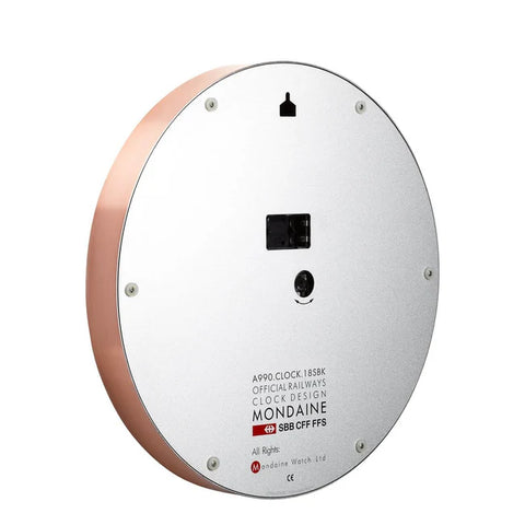 Mondaine Wall Clock 40cm Copper