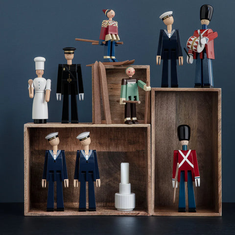 Kay Bojesen POLICE Officer Wooden Figure