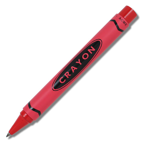 ACME Studio CRAYON Red Retractable Roller Ball Adrian Olabuenaga