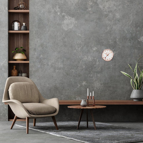 Mondaine Wall Clock 40cm Copper