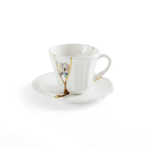 Seletti Kintsugi Espresso Cup with Saucer