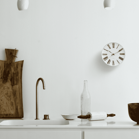 Arne Jacobsen Roman Wall Clock 16cm