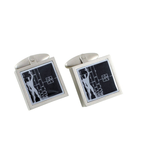 ACME Studio Cufflinks LE MODULOR FIGURE Le Corbusier | Panik Design