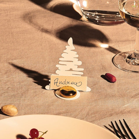 Alessi Chrismas Barkplace Table Place Marker 2pcs | Panik Design