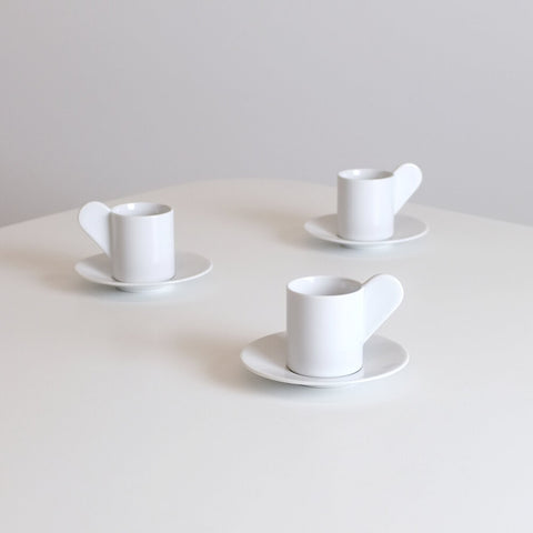 Alessi Espresso Cup & Saucer by Richard Sapper