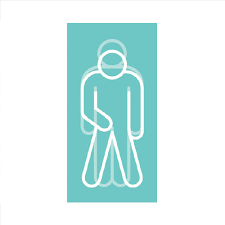 Invotis Orange Sticker Toilet Sign