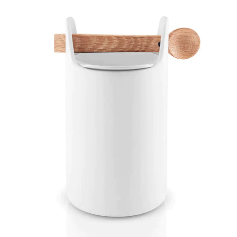 Eva Solo Toolbox Jar w Lid and Spoon White 20cm