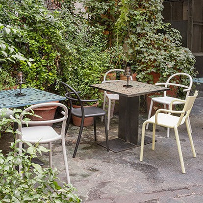 Kartell GENERIC A Armchair 2pcs White by Philippe Starck