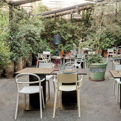 Kartell GENERIC A Armchair 2pcs White by Philippe Starck