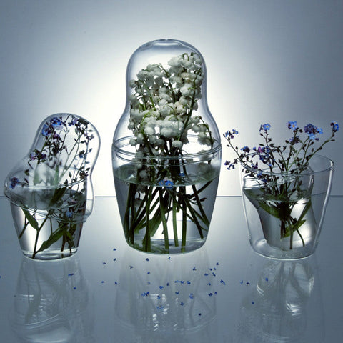 Qubus Glass Jars 3pcs MATROSKA