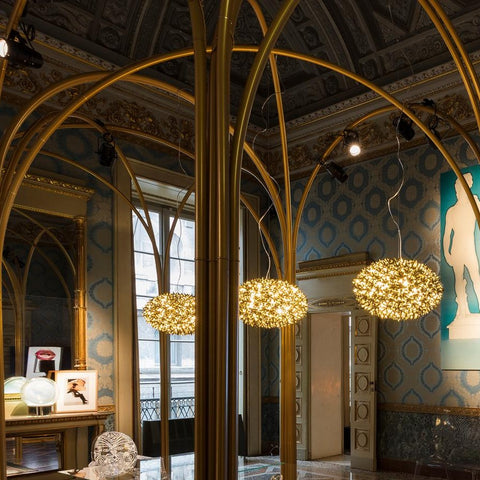 Kartell BLOOM Suspension Light bronze metallic finish