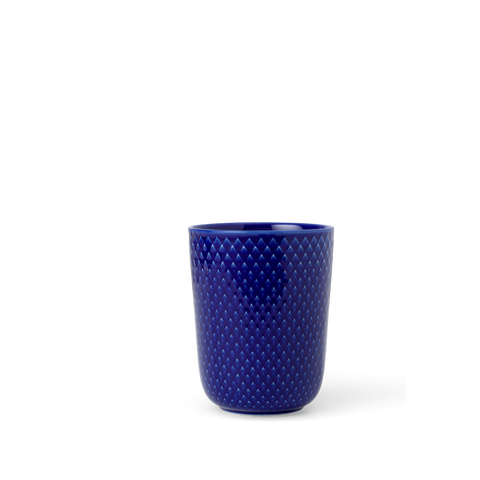 Lyngby Rhombe Mug 33cl Dark Blue