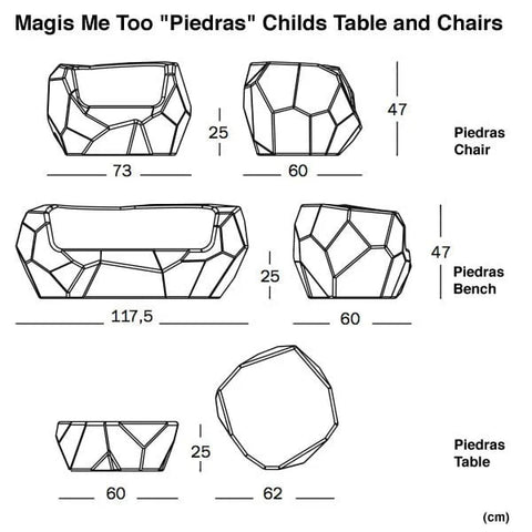 Magis Children's Armchair Piedras