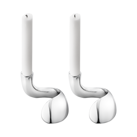 Georg Jensen BLOOM Botanica Candleholder 2pcs