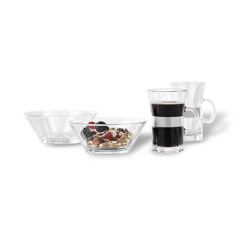 Rosendahl GC Glass Mug and Bowl Set for 2