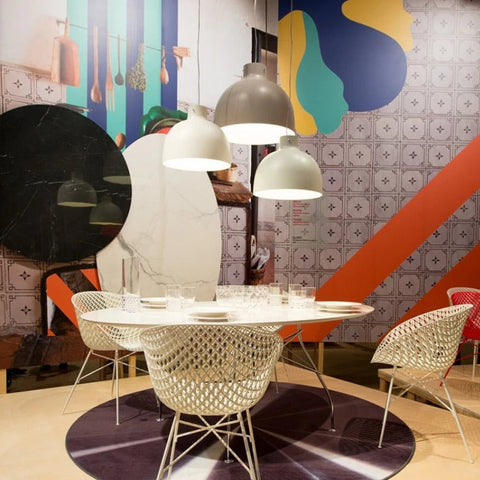 Kartell BELLISIMA Suspension Light matt taupe