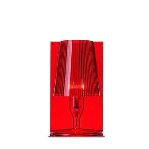 Kartell TAKE Table Light Transparent Red