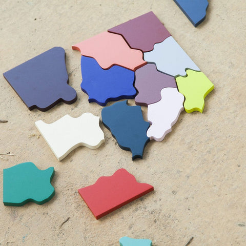 Areaware Coloured Wooden Puzzle | Panik Design