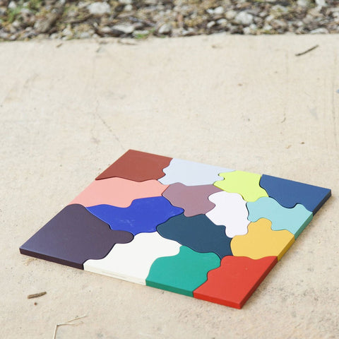 Areaware Coloured Wooden Puzzle | Panik Design