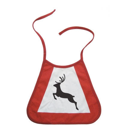 Invotis Orange - Baby Alert Stag Bib