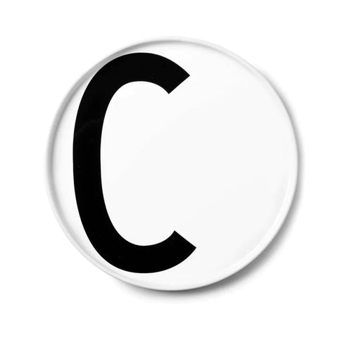Design Letters Plates 20cm AJ