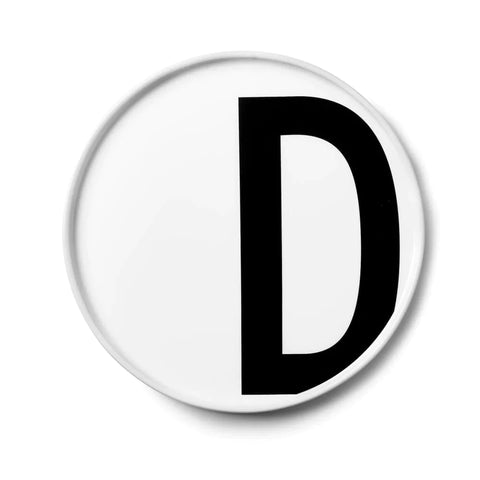 Design Letters Plates 20cm AJ