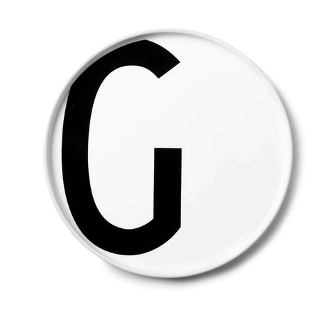 Design Letters Plates 20cm AJ