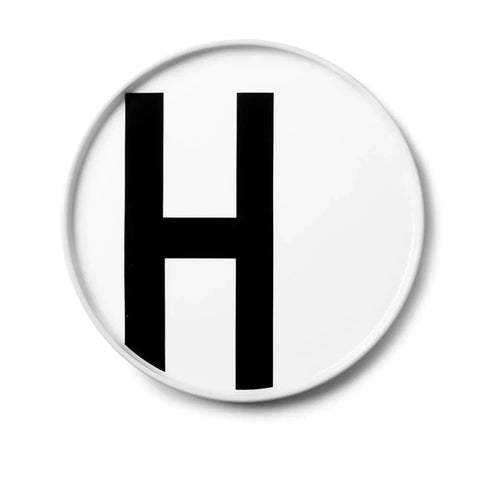 Design Letters Plates 20cm AJ
