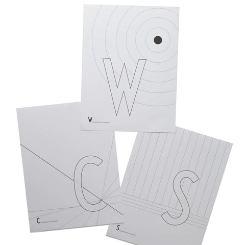 Design Letters Paint Book AJ