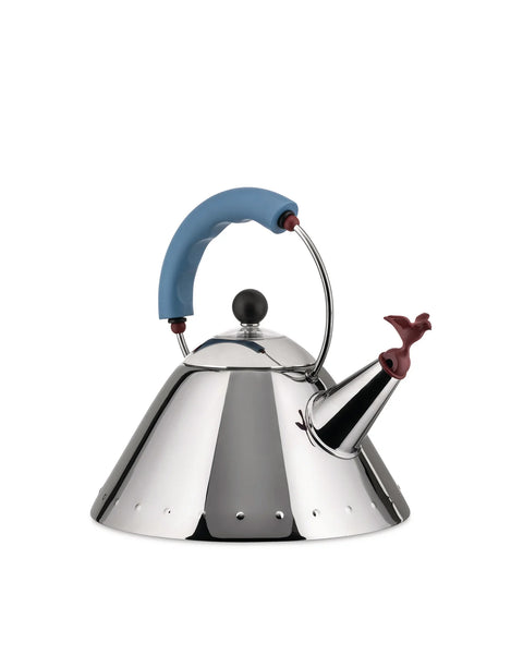 Alessi Blue Hob Kettle 9093 with Whistle