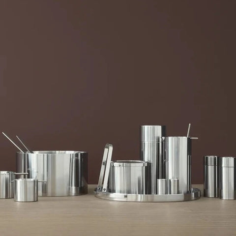 Stelton AJ Salad Servers Cylinda by Arne Jacobsen