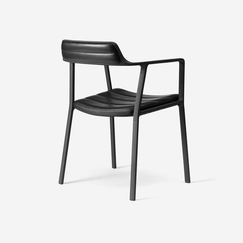 Vipp 451 Chair w Leather Black Ex Showroom