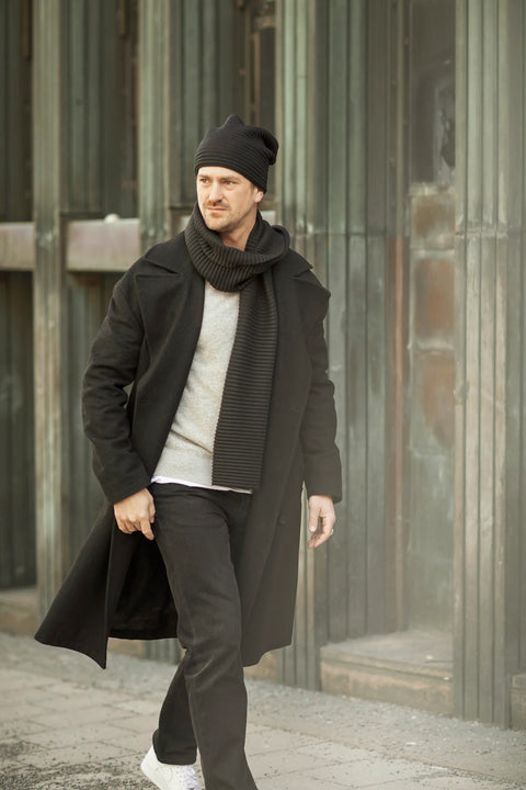 Design House Stockholm Pleece Scarf 200cm Black