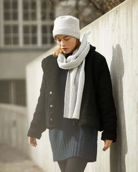 Design House Stockholm Pleece Scarf 140cm Dark Grey