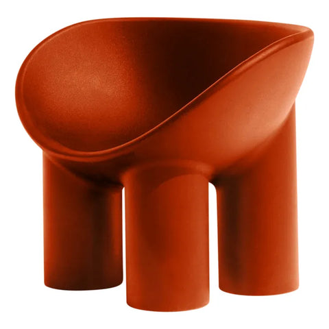 Driade Rolly Poly Armchair Brick Red