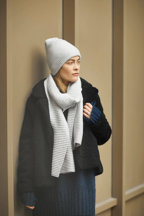 Design House Stockholm Pleece Scarf 200cm Light Grey