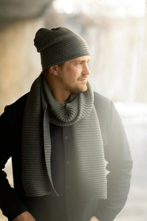 Design House Stockholm Pleece Scarf 200cm Dark Grey