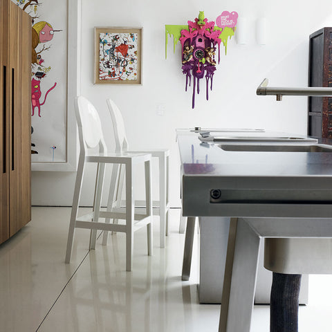 Kartell One More Please Counter Stool 2pcs Black