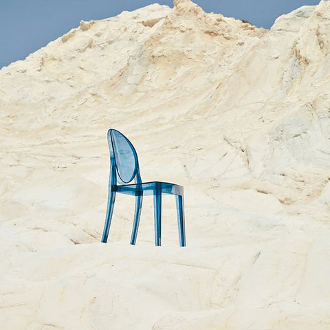 4857 Chair Powder Blue by Philippe Starck Ex Showroom